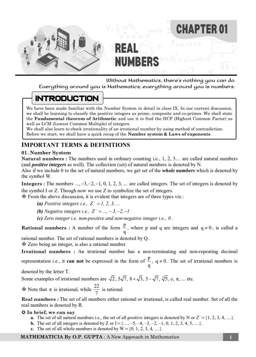 MATHMISSION FOR X By O.P. GUPTA