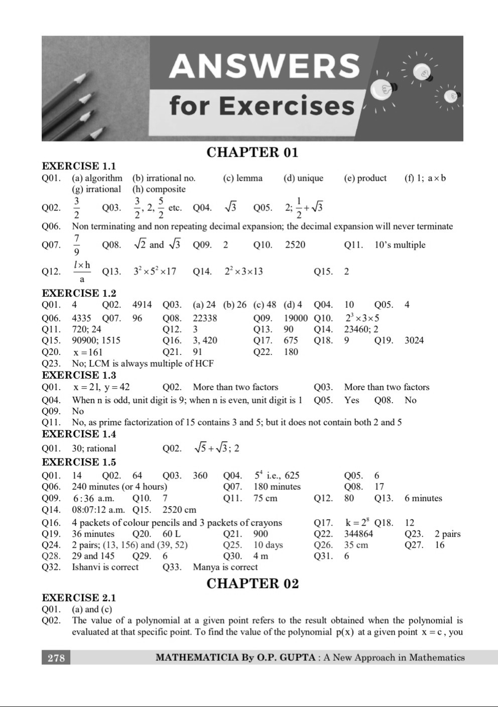 MATHMISSION FOR X By O.P. GUPTA