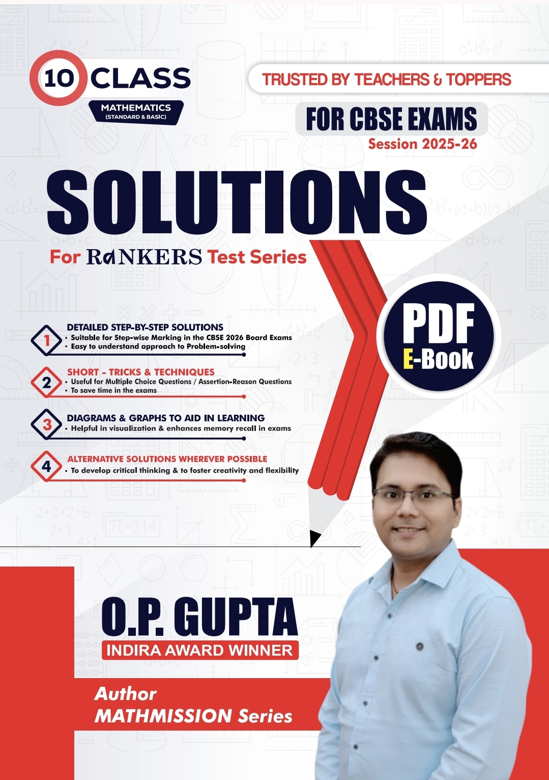 Solutions of Rankers Test Series (PDF) for Class 10 Maths